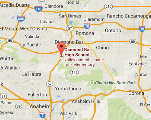 map to Centennial high school