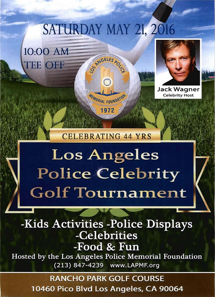 LAPD Golf Event Flyer